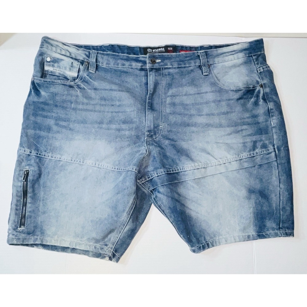 Ecko Unltd Jean Shorts Men's 50 Relaxed Fit Blue Denim Y2K Vintage Streetwear